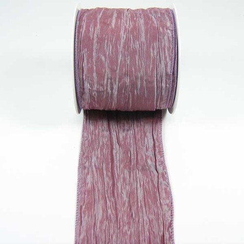 Dekoband Schleifenband Band Crash Crush Plissee Tischband 100mm 10m Hochzeit 