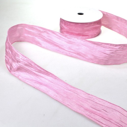 Dekoband Schleifenband Band Crash Plissee Crush Tischband 50mm 10m Hochzeit 