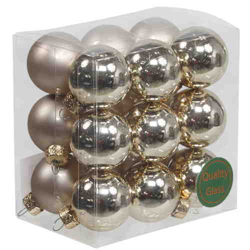 18 Christbaumkugeln Glas Weihnachtskugel Kugel 30mm 3cm Baumschmuck Weihnachten 
