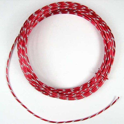 10m Diamant - Strass Effekt Aluminiumdraht Aludraht Alu Draht 2mm 