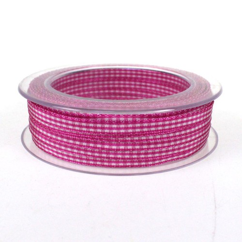 Dekoband Antennenband Auto Geschenkband Schleifenband Band Karo kariert 6mm 25m 