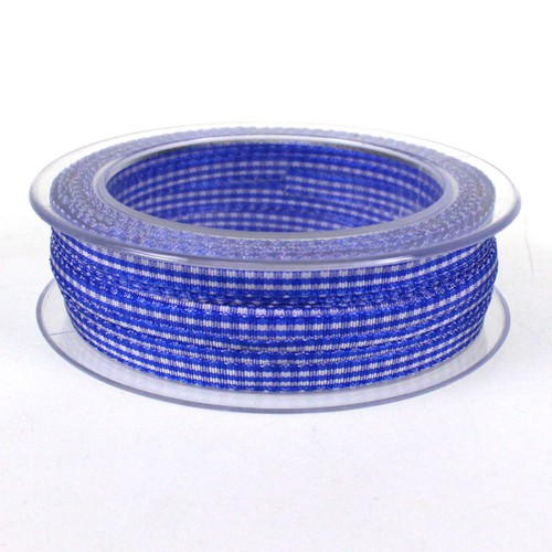 Dekoband Antennenband Auto Geschenkband Schleifenband Band Karo kariert 6mm 25m 