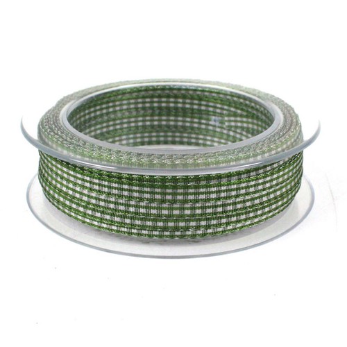 Dekoband Antennenband Auto Geschenkband Schleifenband Band Karo kariert 6mm 25m 