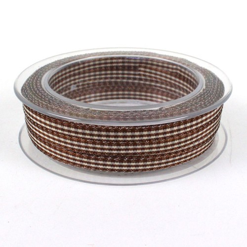 Dekoband Antennenband Auto Geschenkband Schleifenband Band Karo kariert 6mm 25m 