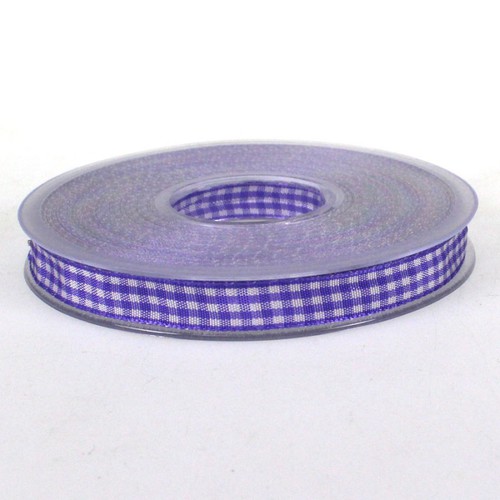 25m Dekoband kariert 10mm Antennenband 1cm Auto Geschenkband Schleifenband Karo 