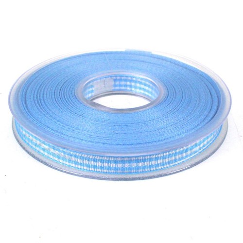 25m Dekoband kariert 10mm Antennenband 1cm Auto Geschenkband Schleifenband Karo 