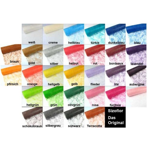 25m Sizoflor � Original Tischband Tischl�ufer 20cm