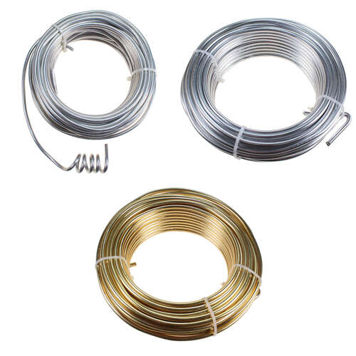 1kg  Aludraht 5mm dick Aluminiumdraht Alu Draht ca.19m