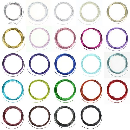 12m Aluminiumdraht  2mm Aludraht Basteldraht Dekodraht Schmuckdraht