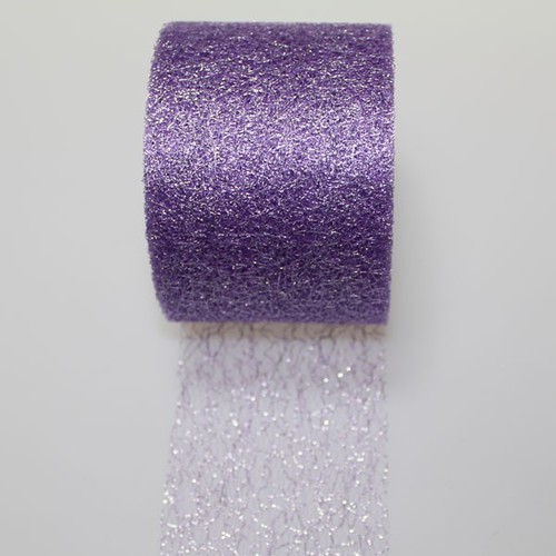 25m Spidert�ll Spinnennetz T�ll 70mm Deko Band Geschenk Schleife Glitzerf�den 