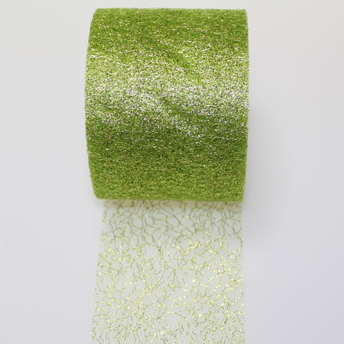 25m Spidert�ll Spinnennetz T�ll 70mm Deko Band Geschenk Schleife Glitzerf�den 