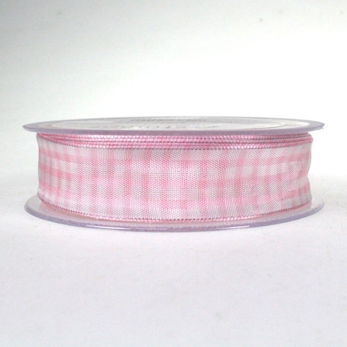 25m Dekoband 25mm kariert Antennenband Schleifenband Geschenkband Band Karo  