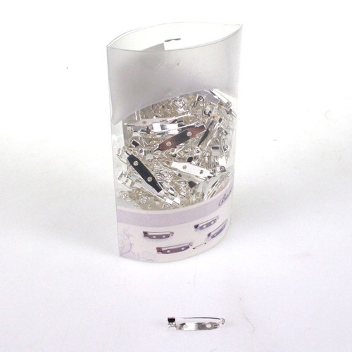 120 Anstecknadeln Broschennadeln Nadeln Schmucknadeln 3cm silber Rohlinge 