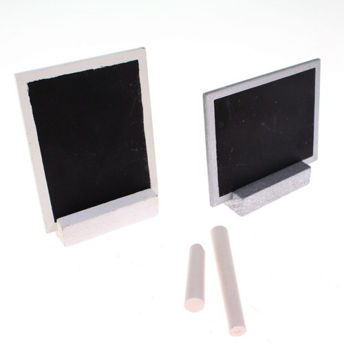 10 Tischkarten Platzkarten Tafel 9x7cm m Fu� wei� o silber Hochzeit Taufe Kommunion