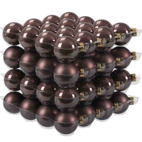 64 Christbaumkugeln Glas 4cm Weihnachtskugel Kugel 40mm Baumschmuck Weihnachten 