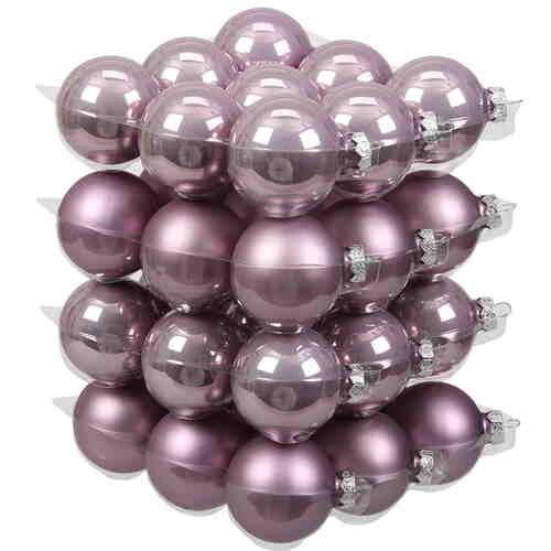 36 Christbaumkugeln Glas Weihnachtskugel Kugel 57mm 5,7cm Baumschmuck Weihnachten 