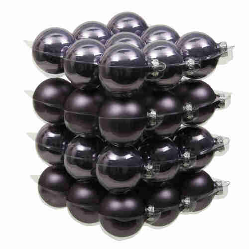 36 Christbaumkugeln Glas Weihnachtskugel Kugel 57mm 5,7cm Baumschmuck Weihnachten 