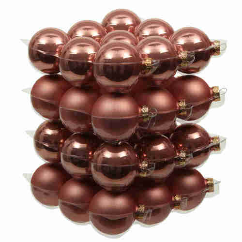 36 Christbaumkugeln Glas Weihnachtskugel Kugel 57mm 5,7cm Baumschmuck Weihnachten 