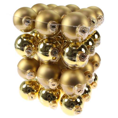 36 Christbaumkugeln Glas Weihnachtskugel Kugel 57mm 5,7cm Baumschmuck Weihnachten 