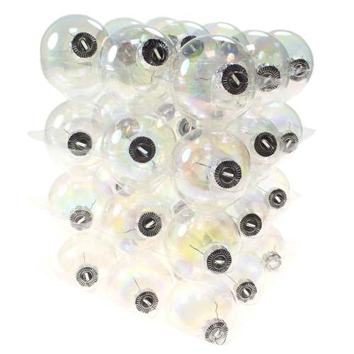 36 Christbaumkugeln Glas Weihnachtskugel Kugel 57mm 5,7cm Baumschmuck Weihnachten 