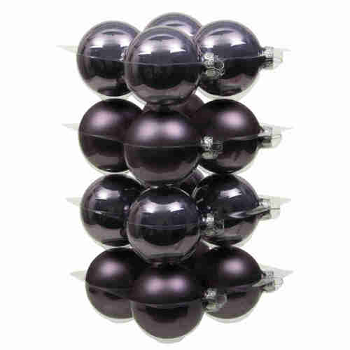 16 Christbaumkugeln Glas Weihnachtskugeln Kugel 80mm 8cm Baumschmuck Weihnachten 