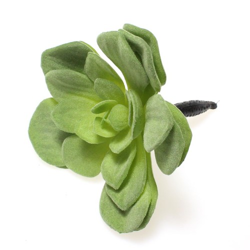 Sukkulente ca L80mm Ø60mm rötlich-grün Kunstpflanze Echeveria künstlich Kunstblu 