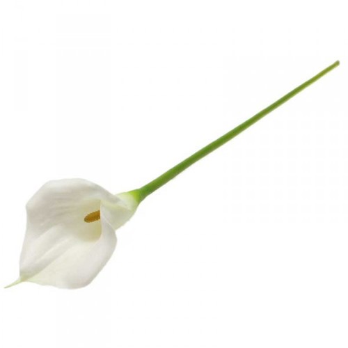 Calla k�nstlich 64cm wei� real wirkend Kunstblume Blume Seidenblume Foam