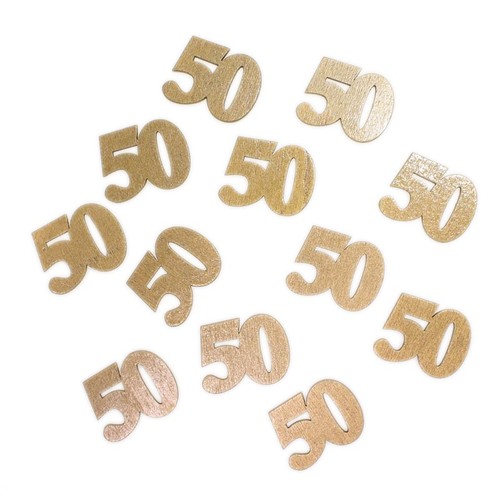 12x Jubil�umszahl 50 gold o. 25 silber Streuzahlen silberne goldene Hochzeit 