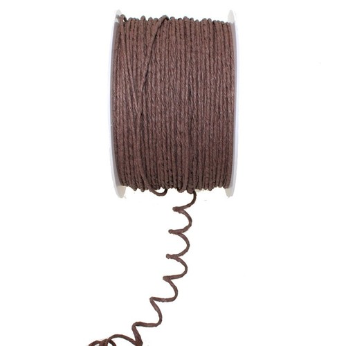 100m Papierdraht D 2mm Papierdekodraht Papierkordel auf Spule 