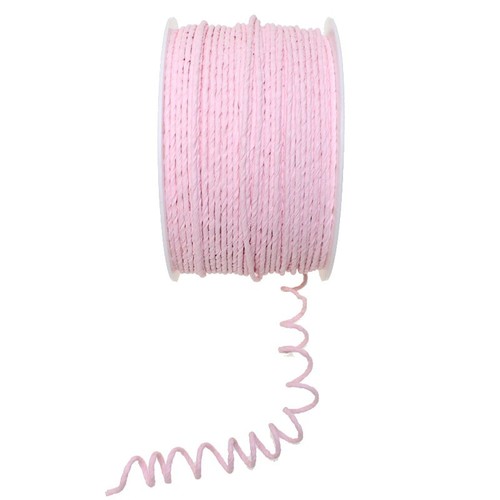 100m Papierdraht D 2mm Papierdekodraht Papierkordel auf Spule 