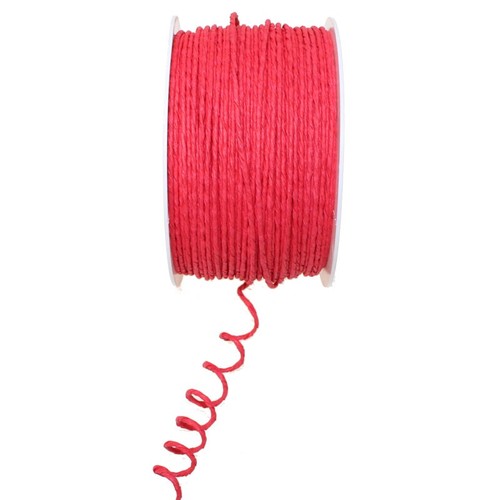 100m Papierdraht D 2mm Papierdekodraht Papierkordel auf Spule 