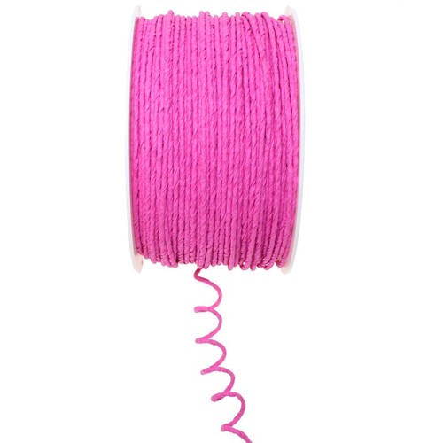 100m Papierdraht D 2mm Papierdekodraht Papierkordel auf Spule 