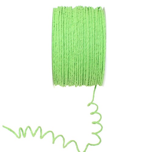 100m Papierdraht D 2mm Papierdekodraht Papierkordel auf Spule 