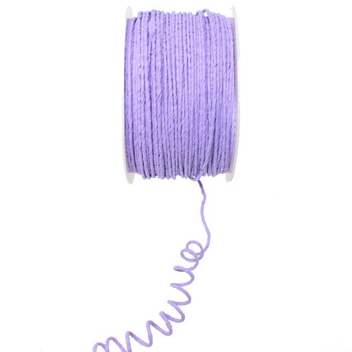 100m Papierdraht D 2mm Papierdekodraht Papierkordel auf Spule 