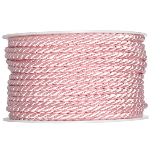 25m Kordel 4mm Uni Acetat Dekoschnur Dekokordel Dekoband Schnur gedreht gl�nzend 