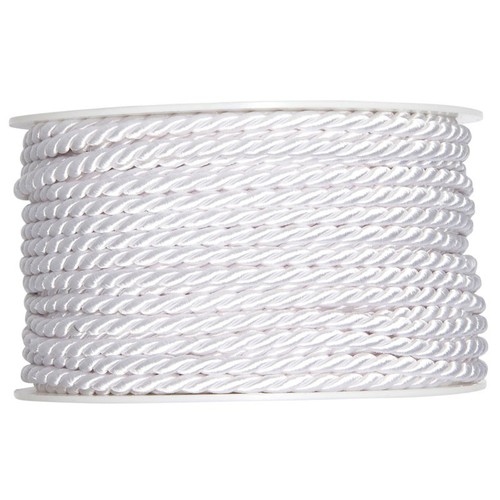 25m Kordel 4mm Uni Acetat Dekoschnur Dekokordel Dekoband Schnur gedreht gl�nzend 