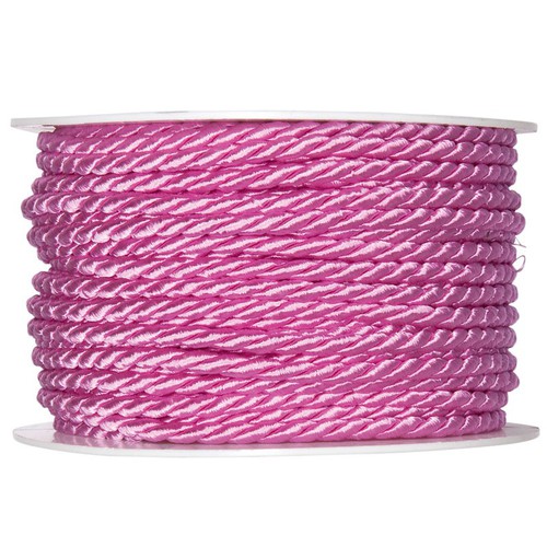 25m Kordel 4mm Uni Acetat Dekoschnur Dekokordel Dekoband Schnur gedreht gl�nzend 