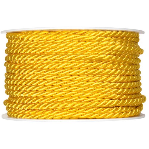 25m Kordel 4mm Uni Acetat Dekoschnur Dekokordel Dekoband Schnur gedreht gl�nzend 