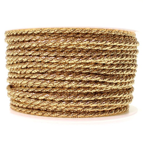 25m Kordel 4mm Uni Acetat Dekoschnur Dekokordel Dekoband Schnur gedreht gl�nzend 