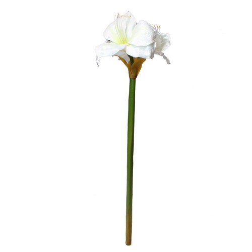 Amaryllis L68cm wei� Seidenblume Kunstblume k�nstlich Blume Pflanze