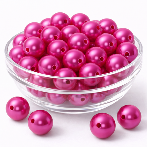 Kunstperlen 300g Wachsperlen Rundperlen 2mm Loch Bastelperlen Gro�pack 