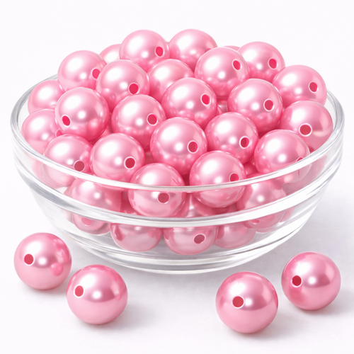 Kunstperlen 300g Wachsperlen Rundperlen 2mm Loch Bastelperlen Gro�pack 