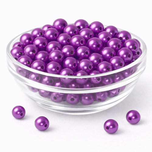 Kunstperlen 300g Wachsperlen Rundperlen 2mm Loch Bastelperlen Gro�pack 
