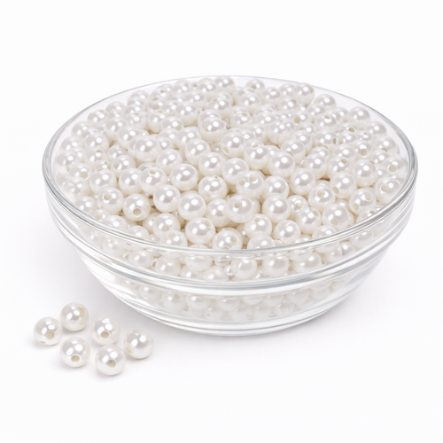 Kunstperlen 300g Wachsperlen Rundperlen 2mm Loch Bastelperlen Gro�pack 