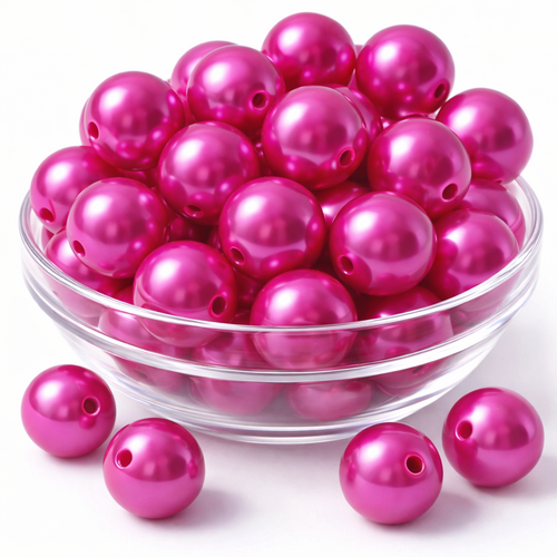 Kunstperlen 300g Wachsperlen Rundperlen 2mm Loch Bastelperlen Gro�pack 