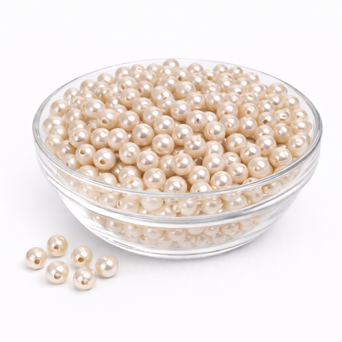 Kunstperlen 300g Wachsperlen Rundperlen 2mm Loch Bastelperlen Gro�pack 