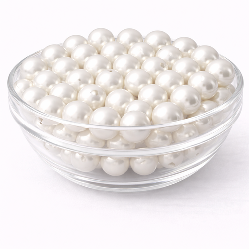 Kunstperlen 300g Wachsperlen Rundperlen 2mm Loch Bastelperlen Gro�pack 