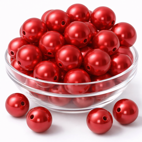 Kunstperlen 300g Wachsperlen Rundperlen 2mm Loch Bastelperlen Gro�pack 