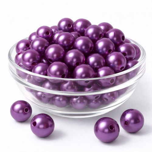 Kunstperlen 300g Wachsperlen Rundperlen 2mm Loch Bastelperlen Gro�pack 
