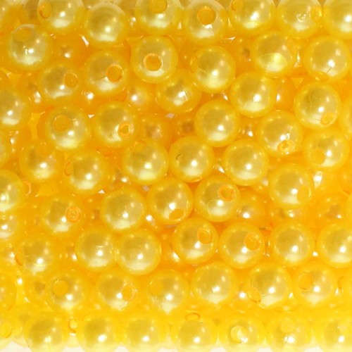 250 Kunstperlen 8mm Perlen Wachsperlen Dekoperlen Bastelperlen Loch Kunstperlen 